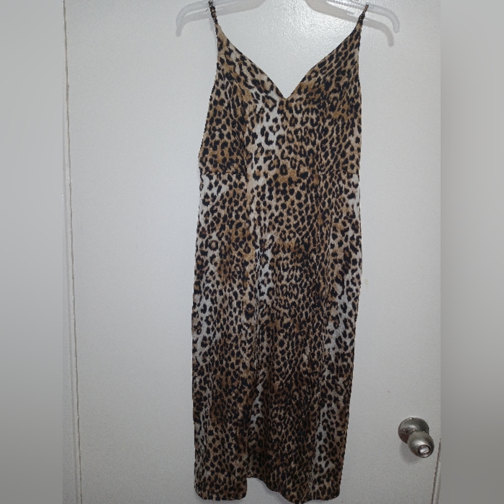 Cheetah print dress